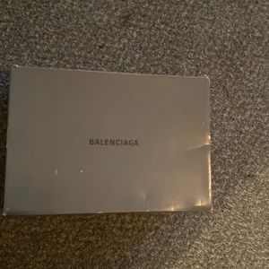 Orange and silver balenciaga track 2
